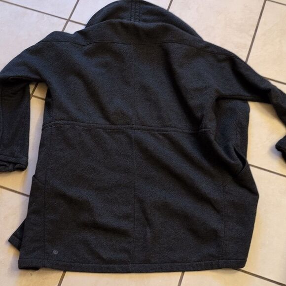 Lululemon Yin To My Yang Cardi Dark Crey thick cotton jacket size 4 - Picture 3 of 11